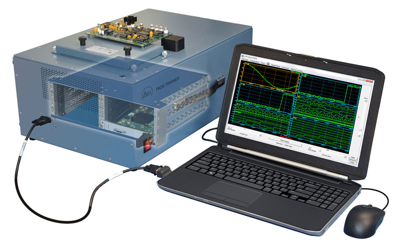PADS Trainer showing ATTI PXI Insert Technology with ITA/ID and Unit Under Test